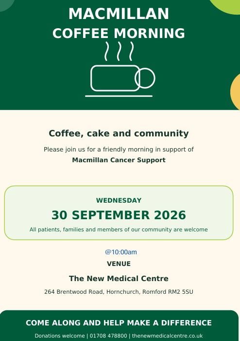 Macmillan Coffee Morning 